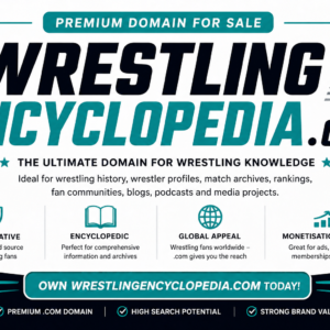 Premium .com domain perfect for wrestling content, fan sites, and archives.