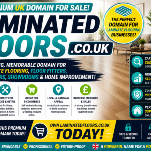 Premium UK domain perfect for laminate flooring businesses and installers.