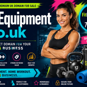 fitequipment.co.uk is a premium UK fitness domain ideal for gym equipment, home workouts, sports retail, fitness ecommerce, training gear and health & fitness brands.
