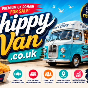 ChippyVan.co.uk is a premium UK domain ideal for fish and chips vans, mobile chip shops, street food businesses, takeaway catering, event catering and food truck brands. Secure this memorable .co.uk domain today.