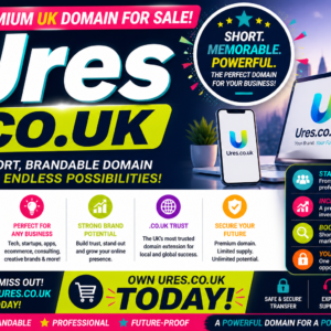 Short, memorable UK domain perfect for modern businesses and startups.