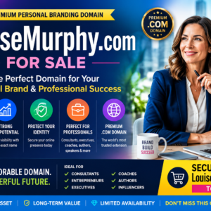 Louise Murphy .com is a premium exact-match personal name domain for sale. Ideal for personal branding, professional websites, entrepreneurs, consultants, executives, authors, speakers and online reputation management. Secure LouiseMurphy.com today.