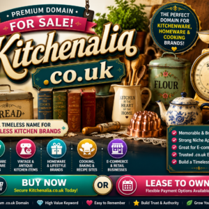Premium .co.uk domain Kitchenalia.co.uk for sale. Perfect for antique vintage kitchen utensils, cooking equipment, and decorative items.