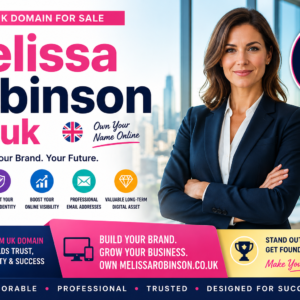 Buy Melissa Robinson .co.uk – a premium UK personal domain name ideal for professionals, consultants, entrepreneurs and business owners. Secure your online identity, strengthen your personal brand and own your exact-match domain today.
